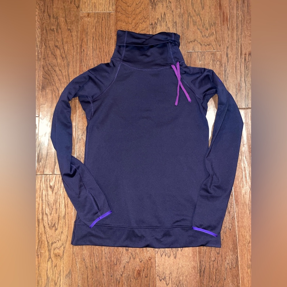 Nike Pro Hyperwarm Cowl Neck Pullover Women's Med… - image 1